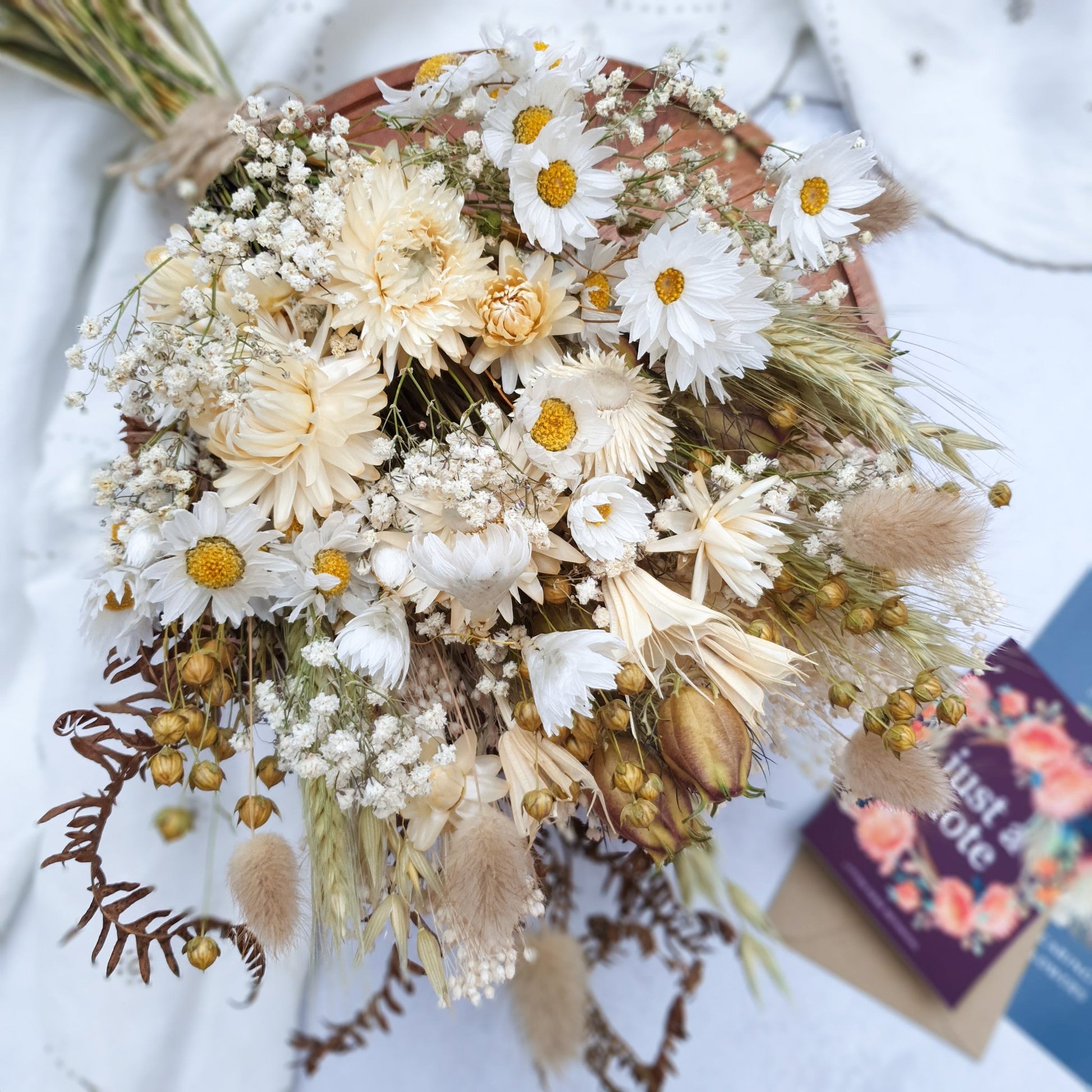 "Love in a Mist" Dried Flower Bouquet - Lytton Rose Botanical