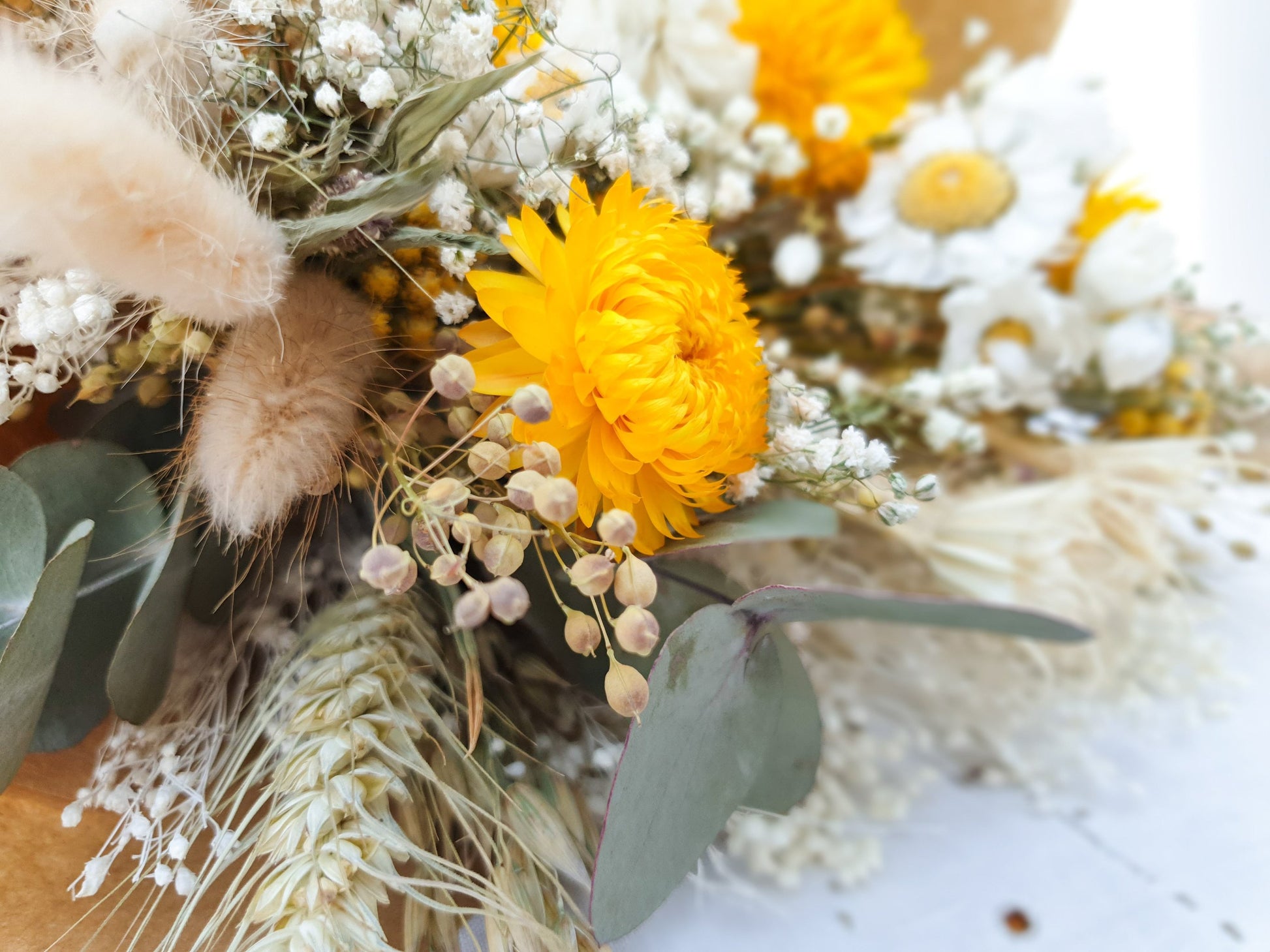 "Summer Gold" Dried Flower Bouquet - Lytton Rose Botanical