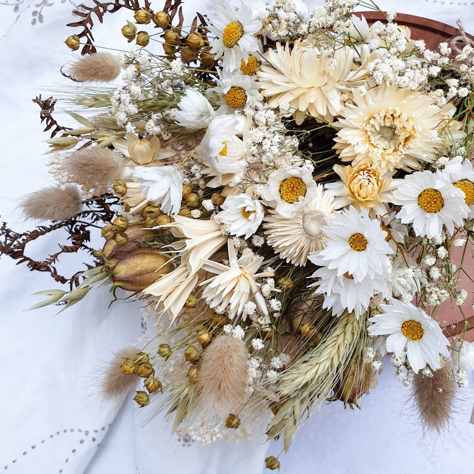 "Love in a Mist" Dried Flower Bouquet - Lytton Rose Botanical