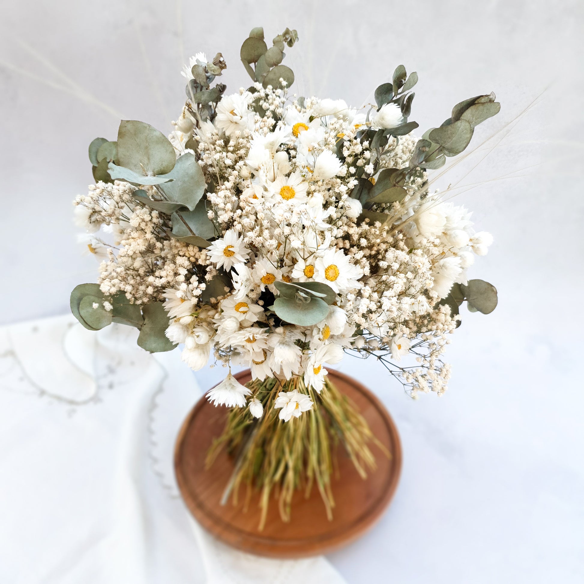 "Simplicity" Minimalist Large Handtie Bouquet - Lytton Rose Botanical