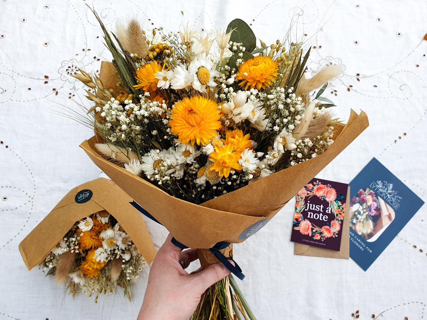 "Summer Gold" Dried Flower Bouquet - Lytton Rose Botanical