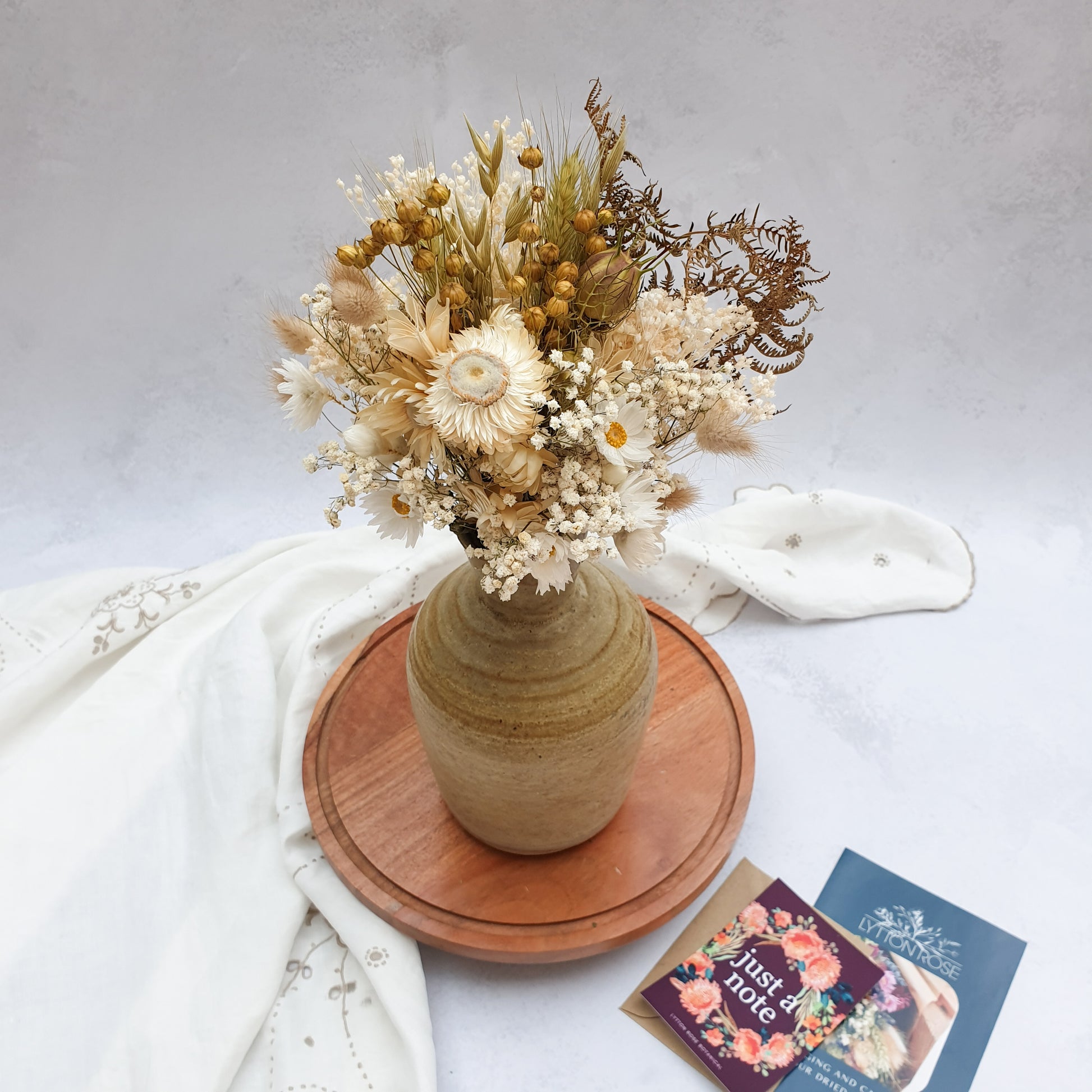 "Love In A Mist" Dried flower Posy - Lytton Rose Botanical