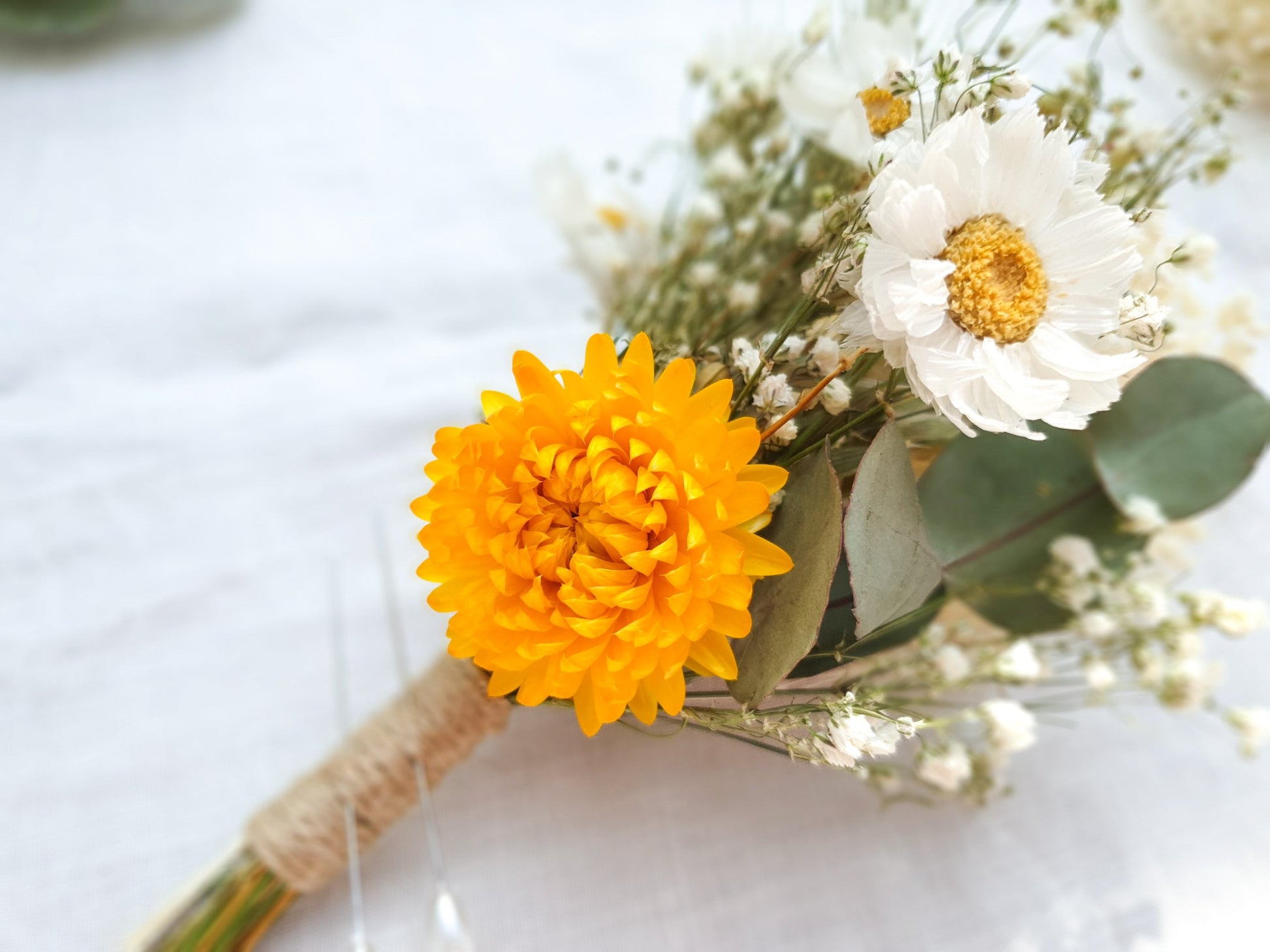 "Summer Gold" Buttonhole - Lytton Rose Botanical