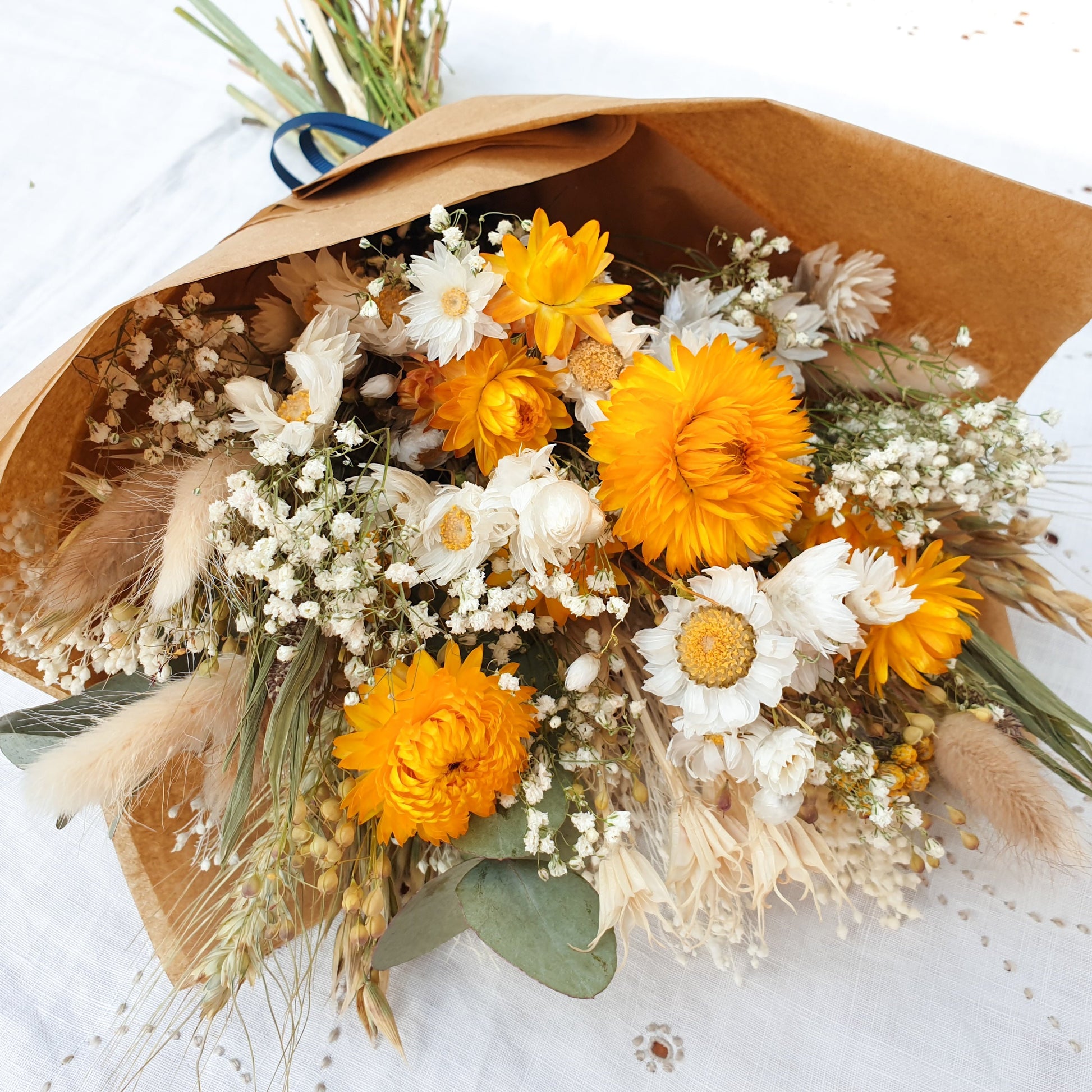 "Summer Gold" Dried Flower Bouquet - Lytton Rose Botanical
