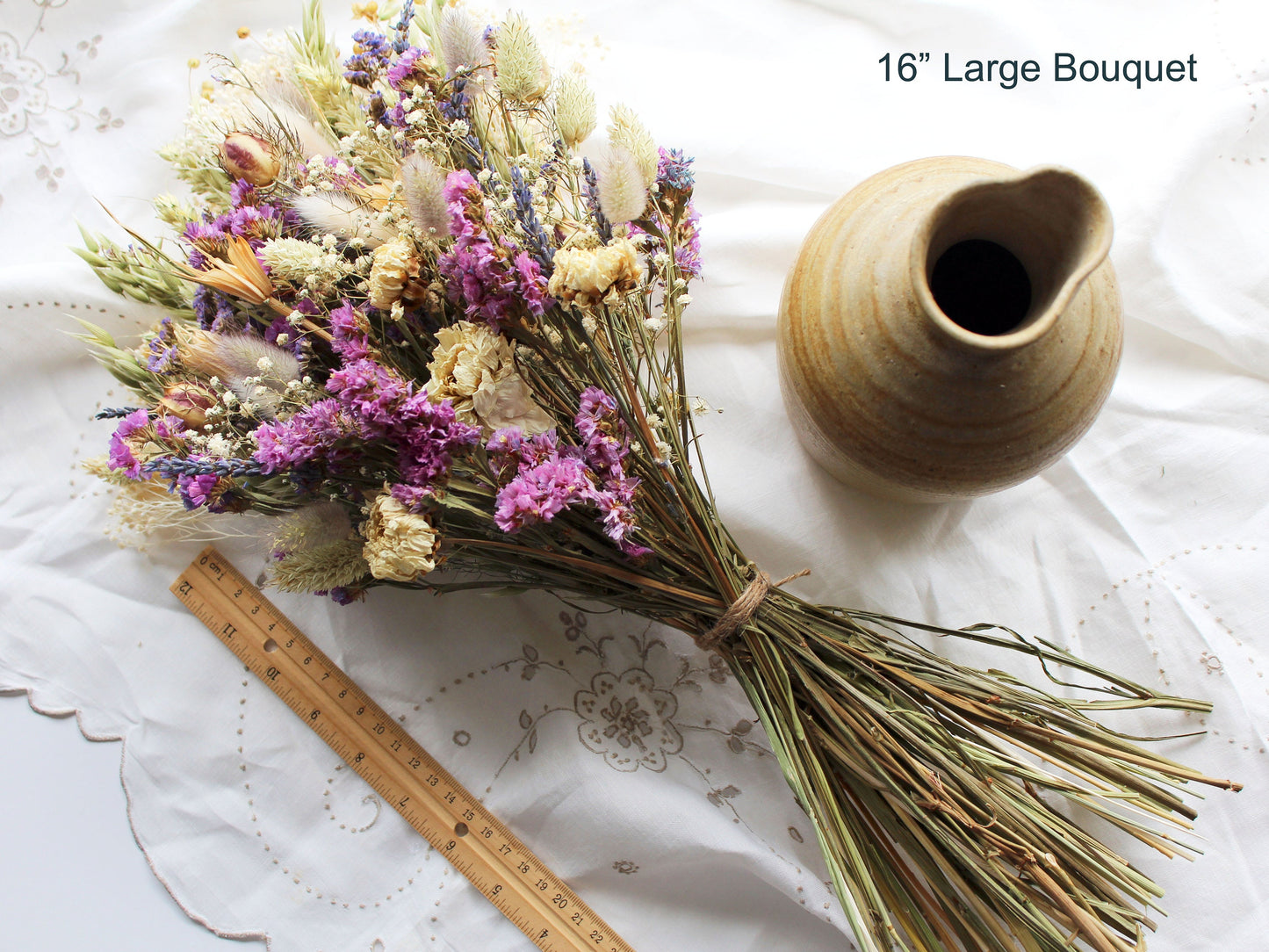 "Lavender Fields" Medium Dried Flower Bouquet