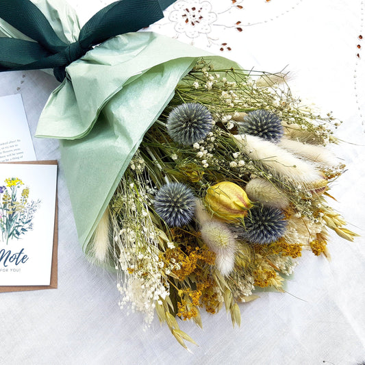 "Thistle Glen" Medium Dried Flower Bouquet