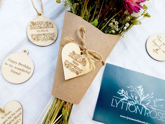 Wooden Memento Tag