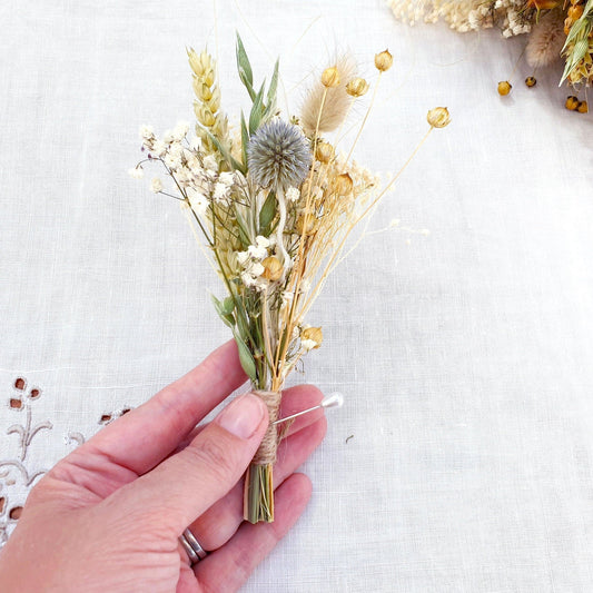 "Thistle Glen" Buttonhole - Lytton Rose Botanical