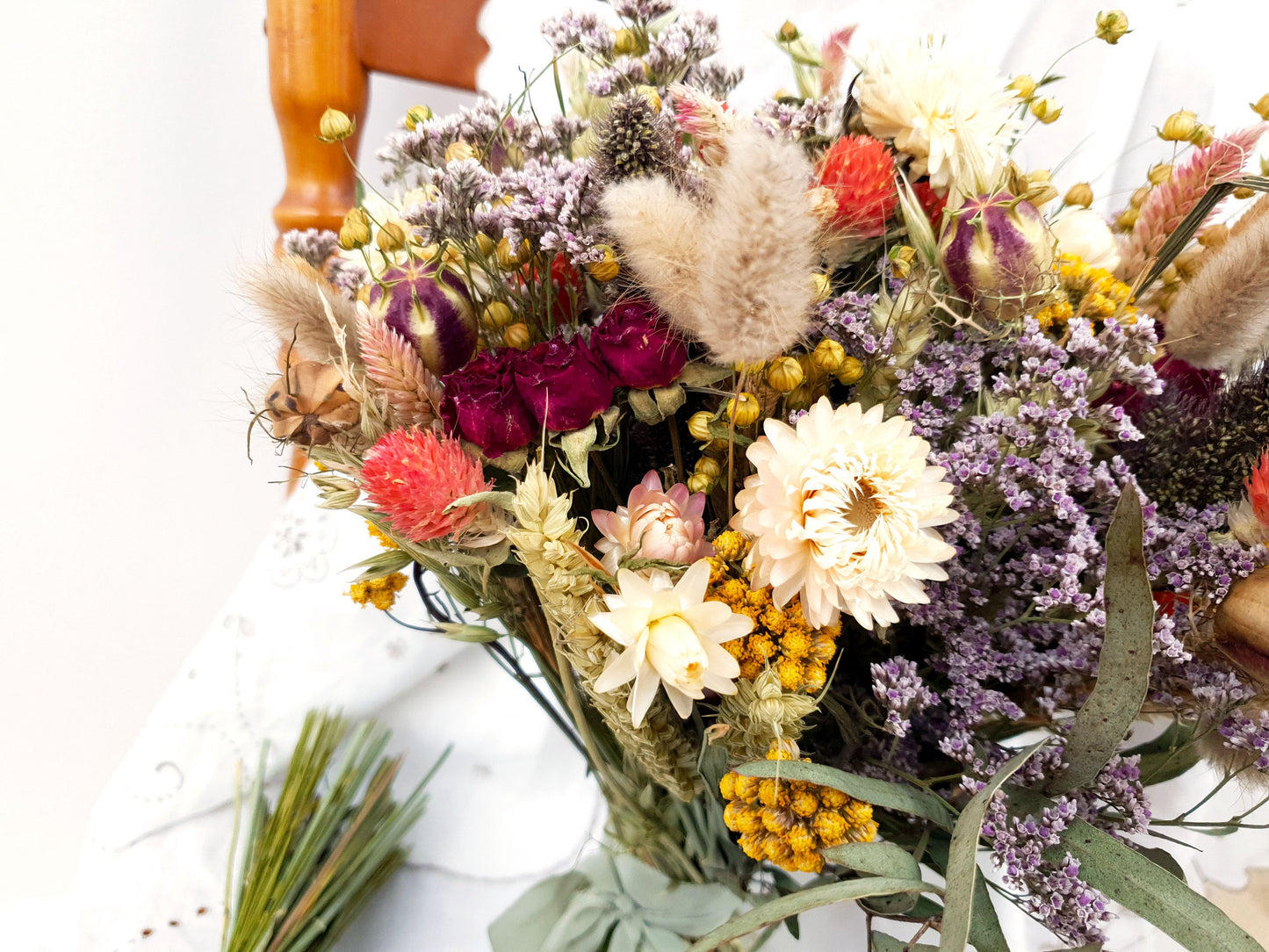 "Paradise Garden" Dried Flower Bouquet