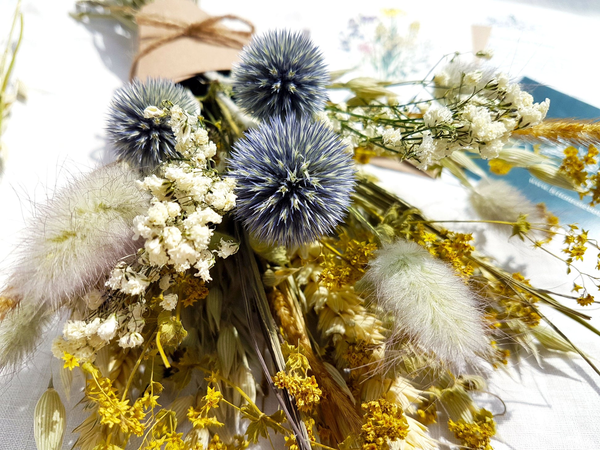 "Thistle Glen" Mini Dried Flower Bouquet - Lytton Rose Botanical
